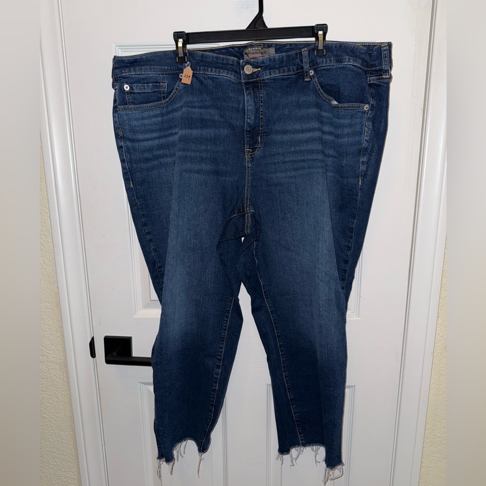 Torrid Dark Blue Ankle Jeans